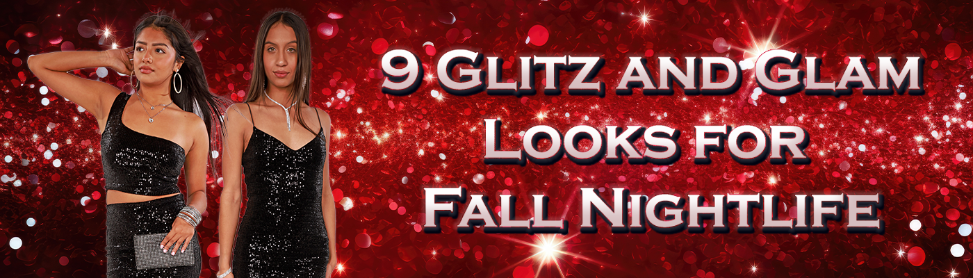glitz & glam set - sequins two piece set