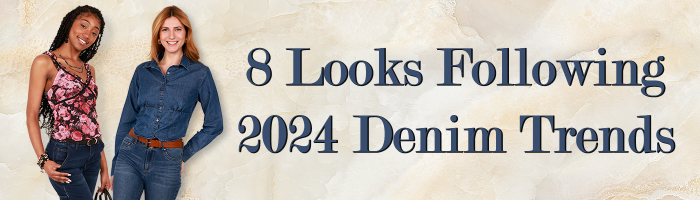 8 Looks Following 2024 Denim Trends