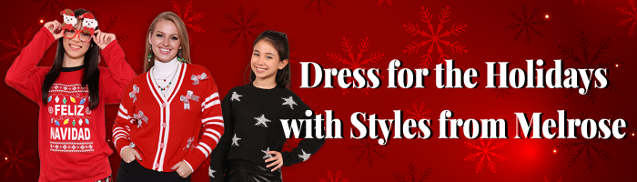 Dress for the Holidays with Styles from Melrose