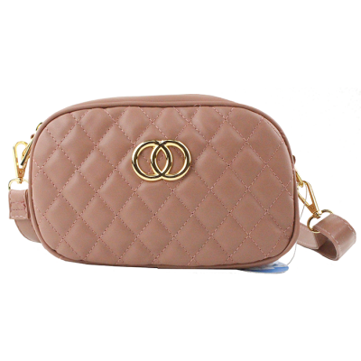 "Deluxity" Quilted Double Compartment Duo Circle Crossbody