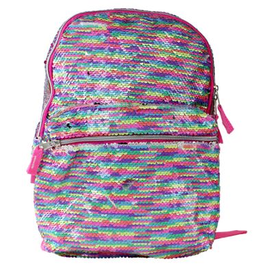 AD Sutton & Sons Sequin 2 Pouch Backpack 