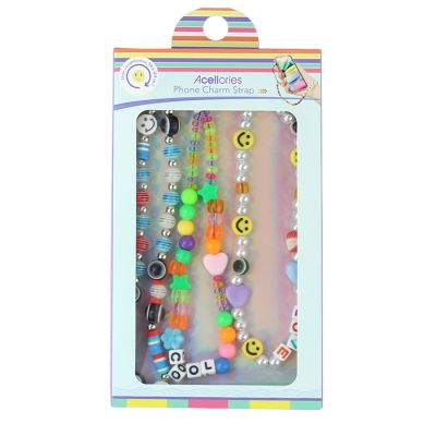 Acellories Neon Smiley Face Phone Charm Strap