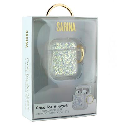 Sarina Sparkly Storage Case for Generation 1 &2 Apple AirPods