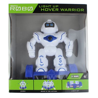Vivitar Robo Light Up Hover Warrior with LED Lights and Bump n’ Go Action