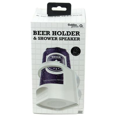 "M&S" Shower Beer Holder and Bluetooth Speaker