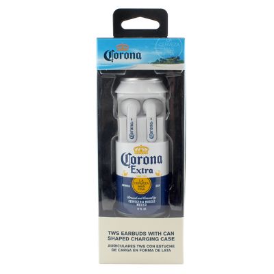 "CJ Global" Corona Beer Can Bluetooth Earbuds w/Charging Case