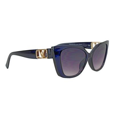 Women’s “Golden Bridge” Cat Eye Plastic Frame Sunglasses