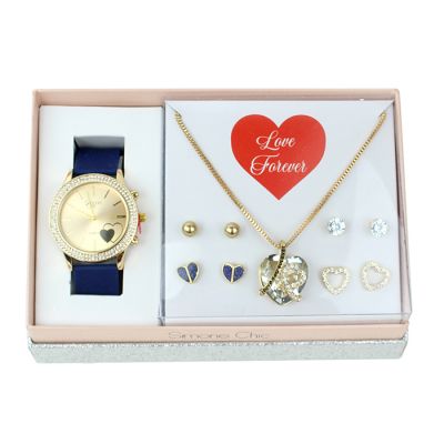 Ladies Love Forever Gold Watch with Jewelry