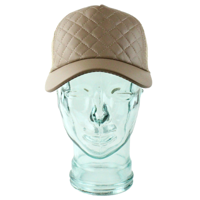 "Illuma" Quilted Pleather Ballcap Hat