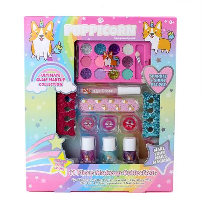 Puppicorn Ultimate Glam 11 Piece Girl’s Makeup Collection