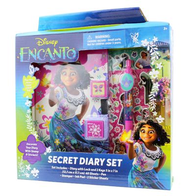 Disney Encanto Secret Diary Set with Pen, Paper, Stamp, Ink and Stickers