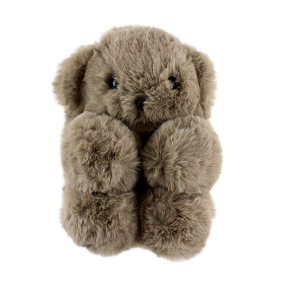 "L + Y" Fur Bear Handbag