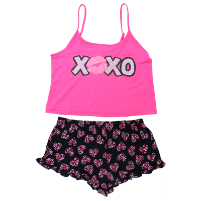 "Sensual" XOXO Kiss Pajamas