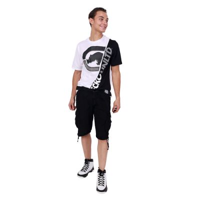 "Ecko" Short Sleeve Diagonal Screen Print