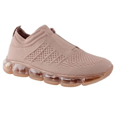 Girls Knit Slip on Laceless Athletic Sneakers 