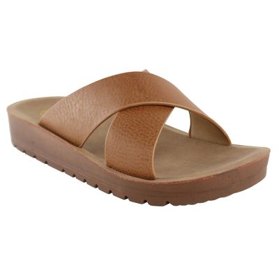 "Link" Comfort X Strap Slip-on Sandals
