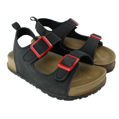 Toddler's First Steps Cork Sole Buckle Strap Sandals