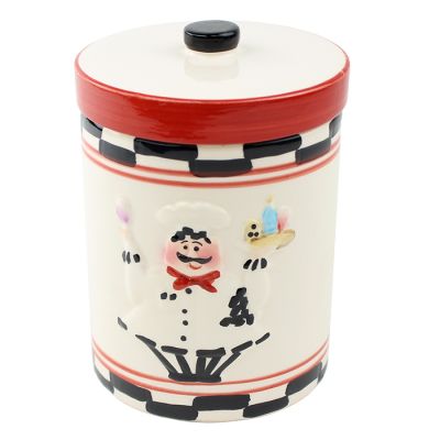 Ceramic Chef Canister Jar
