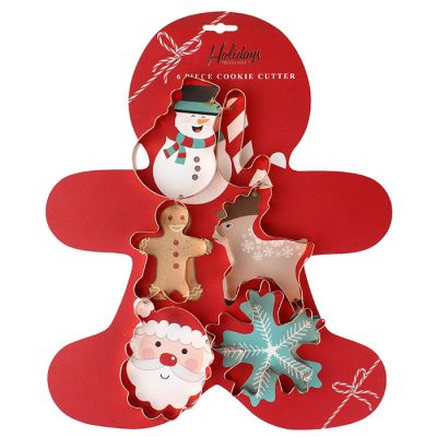 "Enchante" 6-Piece Christmas Cookie Cutter Shapes