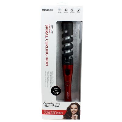 "Sakar" Ceramic Spiral Curling Iron