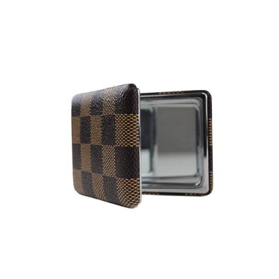 L & Y Checkered Pocket Mirror