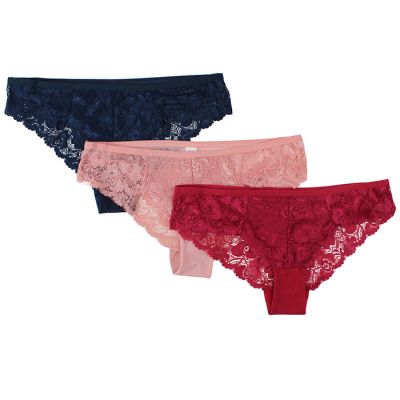"ICY" 3-Pack Lace Bikini Panties