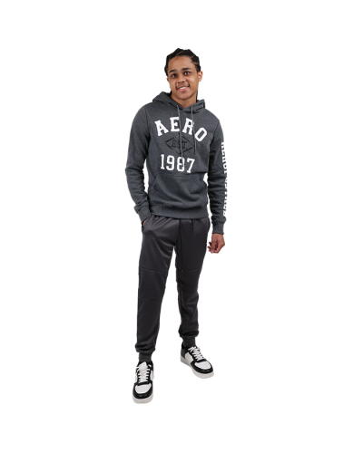 “Aeropostale”Aero Est. 1987 Raised Letter Graphic hoodie