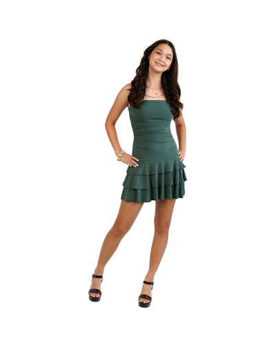 “Papermoon” Ruffle Tiered Mini Dress