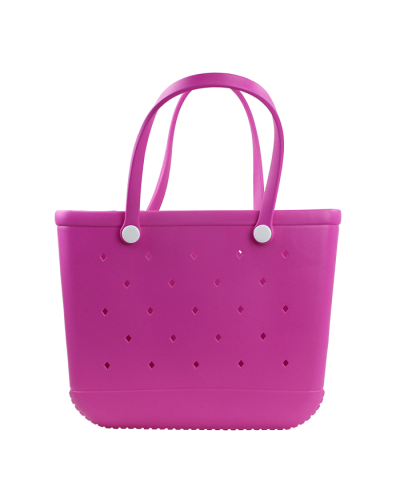 The pink "Tops" Large Clog Style Tote Bag is pictured here.