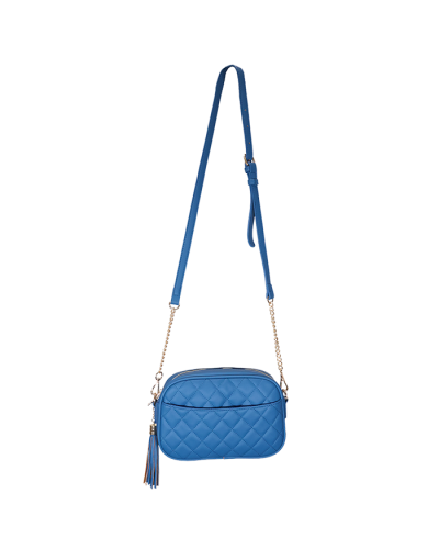 "SYMELI" Diamond Quilted Cross Body with Tassle