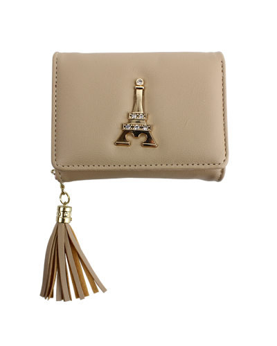 "Lady Lord" Mini Eiffel Tower Tassel Wallet