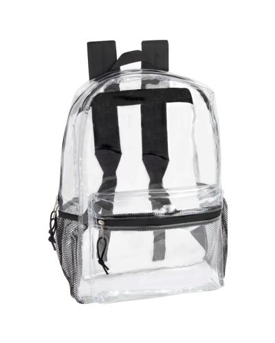 "AD Sutton" Clear Transparent Backpack