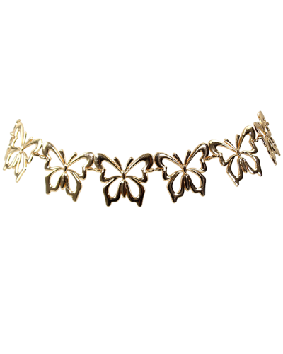 "Nima" Gold Butterfly Chain Belt