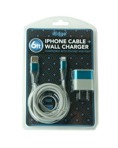 Edge iPhone 2X1 Cable and Wall Charger