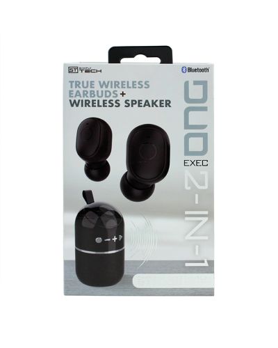 "Simply Tech" 2-in-1 Wireless Earbuds and Speaker