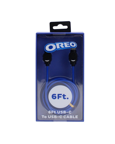 "Orbit" Oreo 6-Ft Type C to USB-C Cable