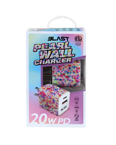 “Blast” USB-C & USB Pearl Wall Charger