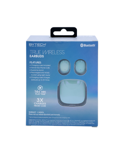 ByTech Wireless Bluetooth Earbuds Charging Case