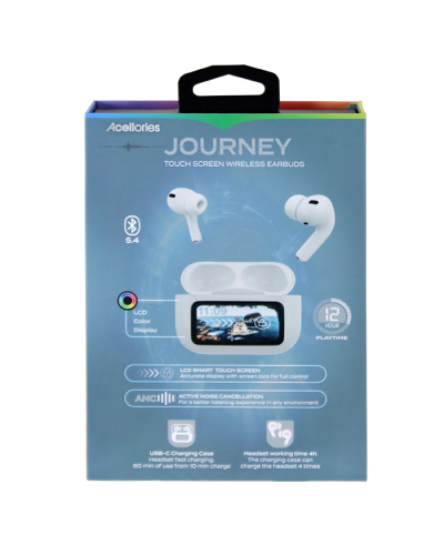 “Acellories” Journey Touch Screen Wireless Earbuds