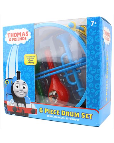 Thomas and Friends 6 Piece Drum Set