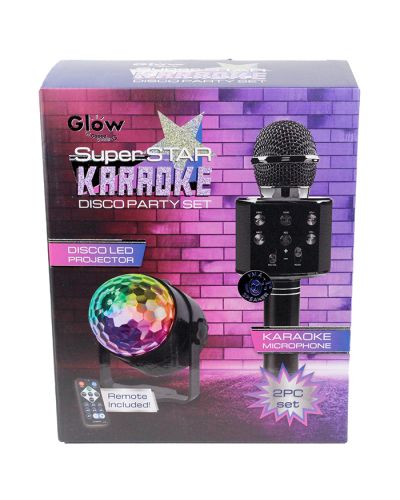 "M&S" Karaoke Mic and Disco LED Projector