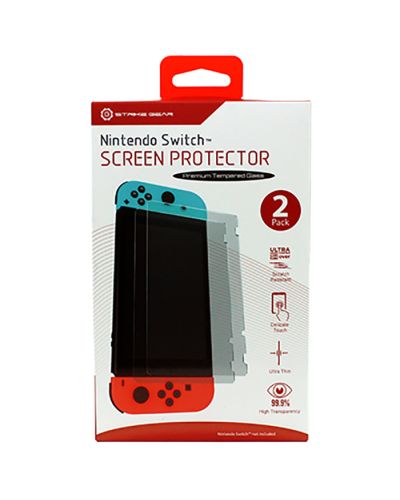 Strike Gear” Nintendo Switch Screen Protector 2 Pack
