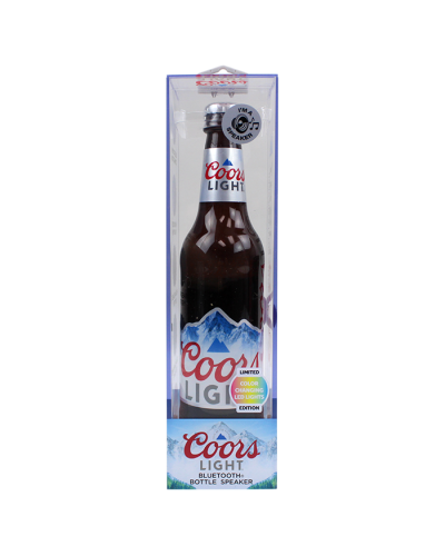 "M+S" Coors Light Bluetooth Speaker Beer Bottle
