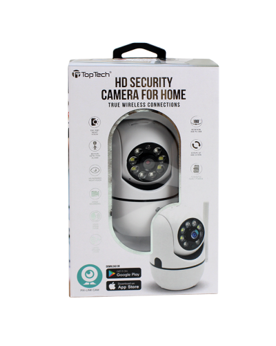 "Top Tech" HD Security Camera for Home True Wireless Connections