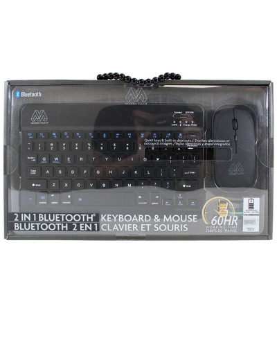 "Edge" Black Bluetooth Keyboard & Mouse Set