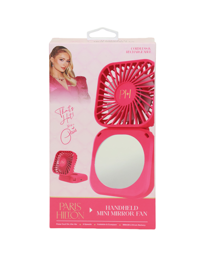 "SAKAR" Paris Hilton Compact Fan with a Mirror