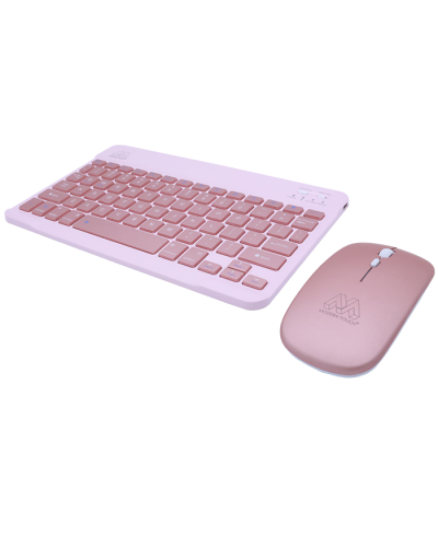 Rose Gold Bluetooth Wireless Keyboard and Mouse 