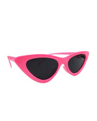 The "Odin" Hot Pink Cat Eye Sunglasses are pictured here.