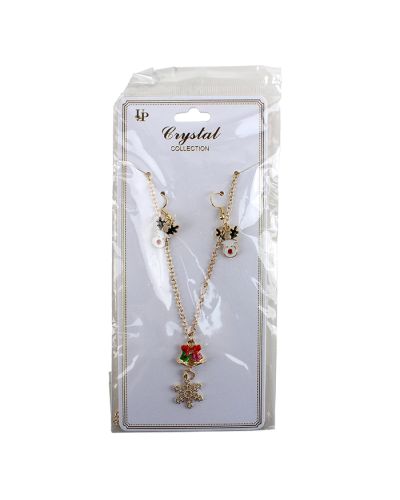 "Up" Christmas Character Necklace and Earring Set