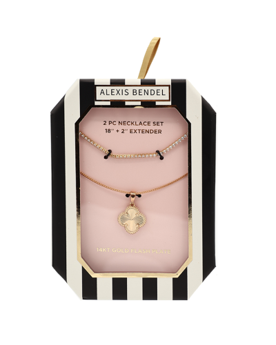 Gold Clover Charm Designer Inspired Necklace